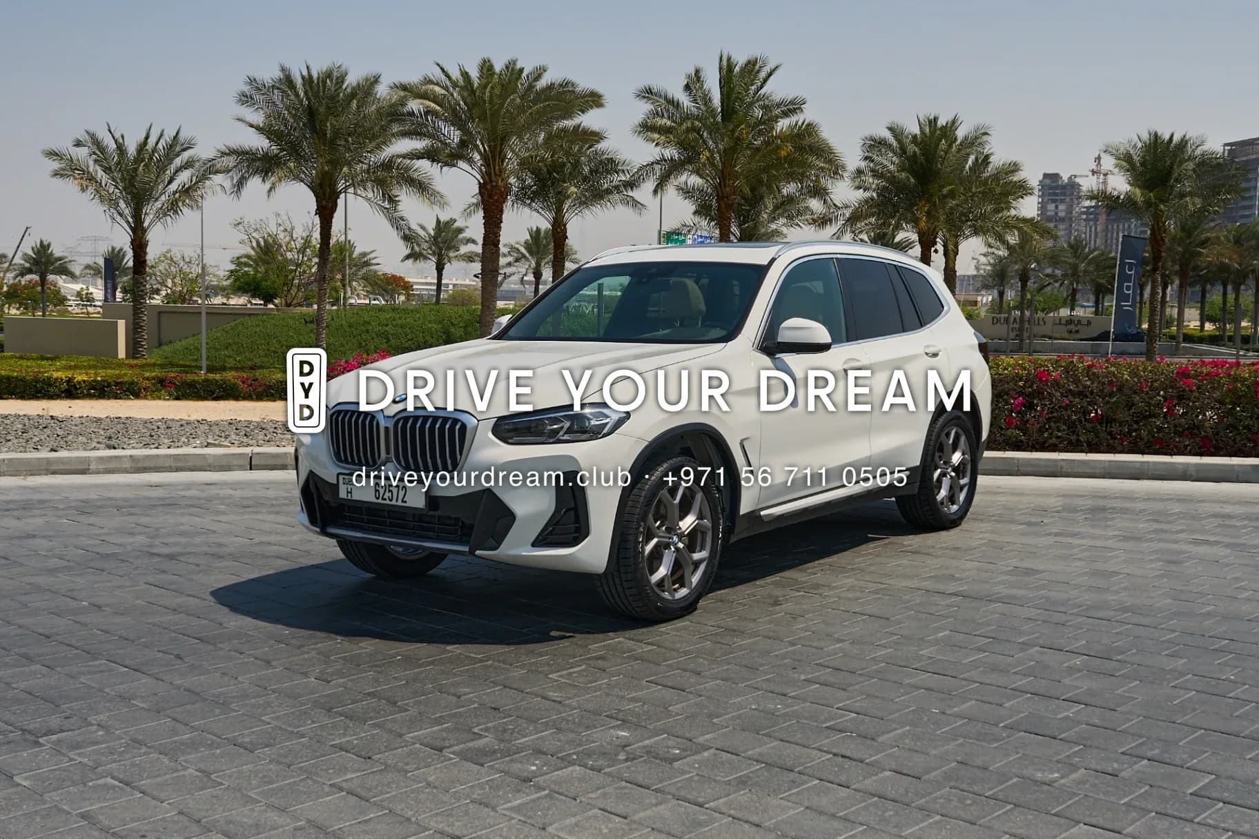 2024 BMW X3 exterior front — Drive Your Dream | Car Leasing Dubai