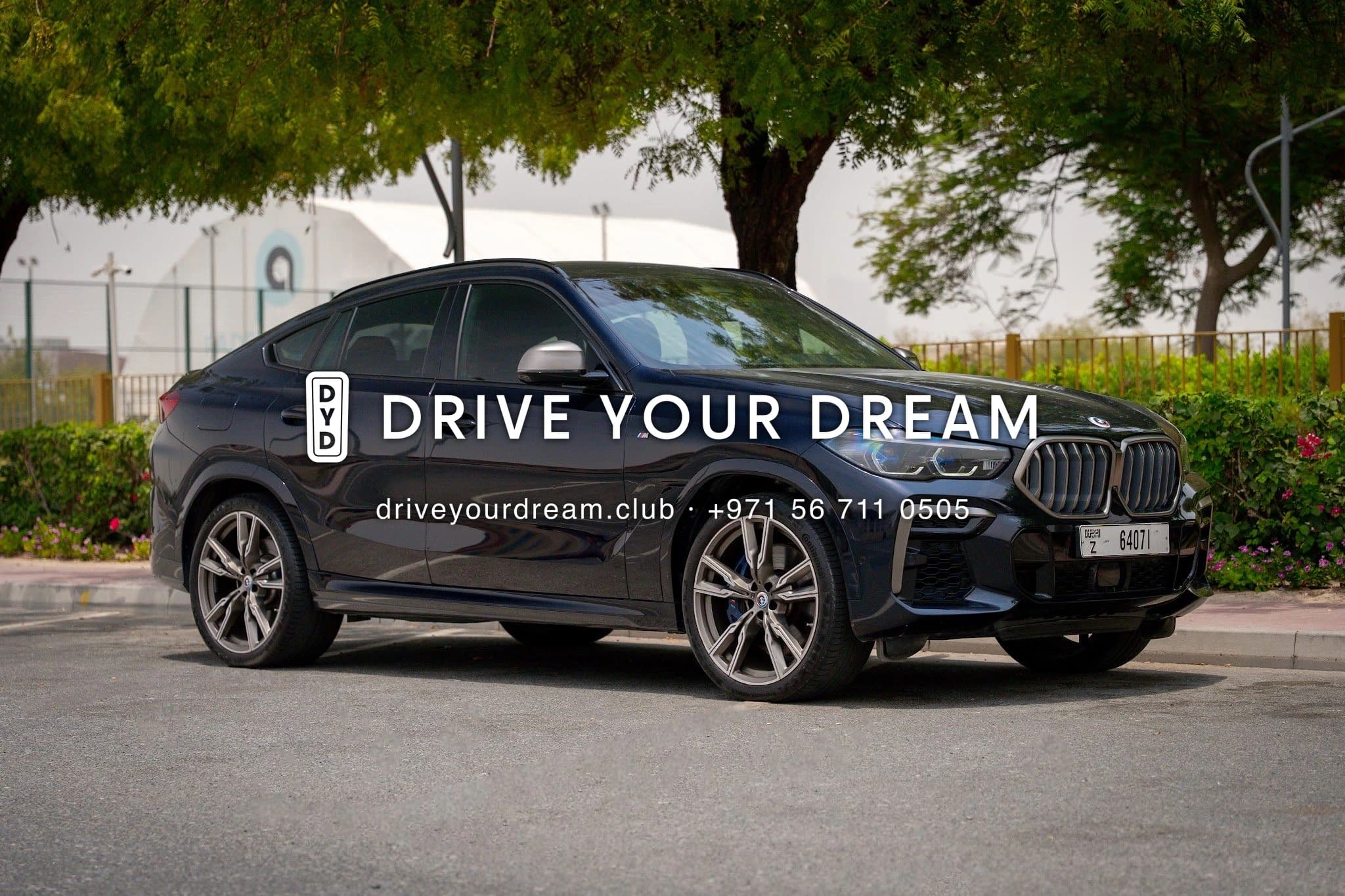 2023 BMW X6 exterior front — Drive Your Dream | Car Leasing Dubai