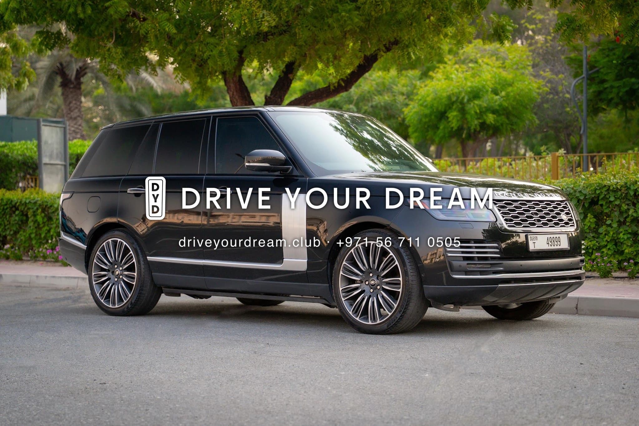 2022 Land Rover Range Rover exterior front — Drive Your Dream | Car Leasing Dubai