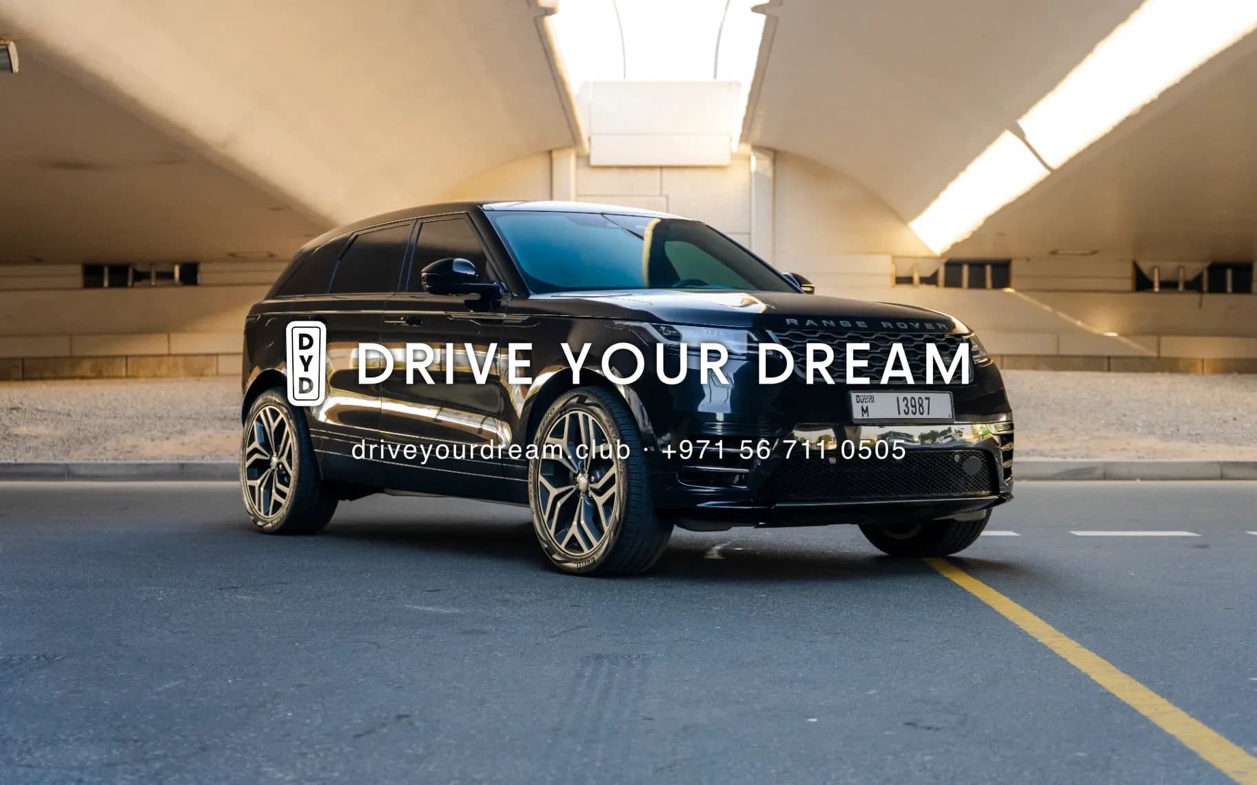 2022 Land Rover Range Rover Velar exterior front — Drive Your Dream | Car Leasing Dubai
