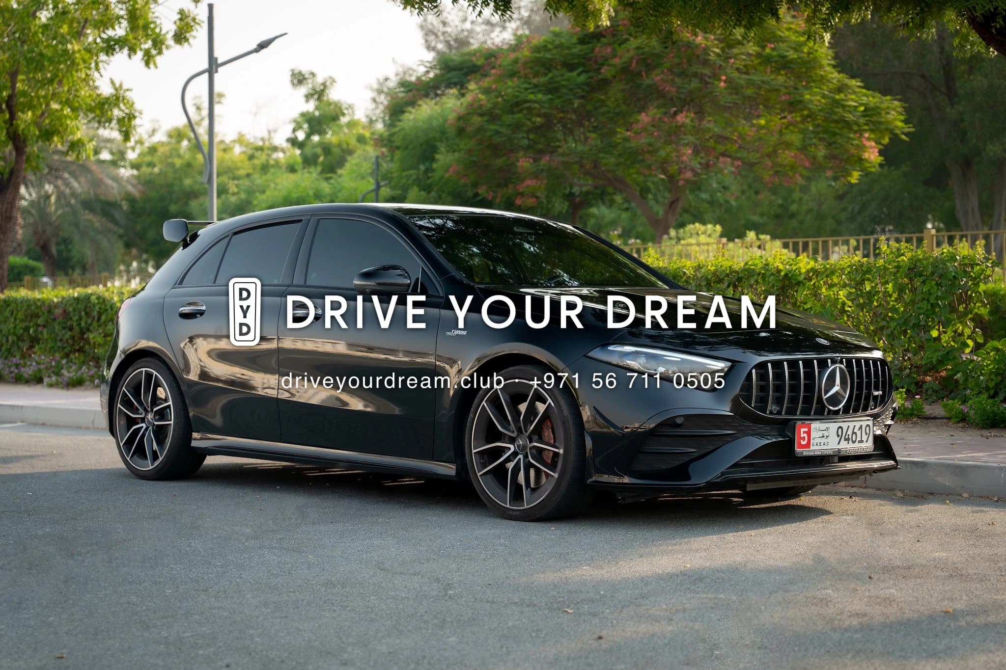 2025 Mercedes-Benz A-Class exterior front — Drive Your Dream | Car Leasing Dubai