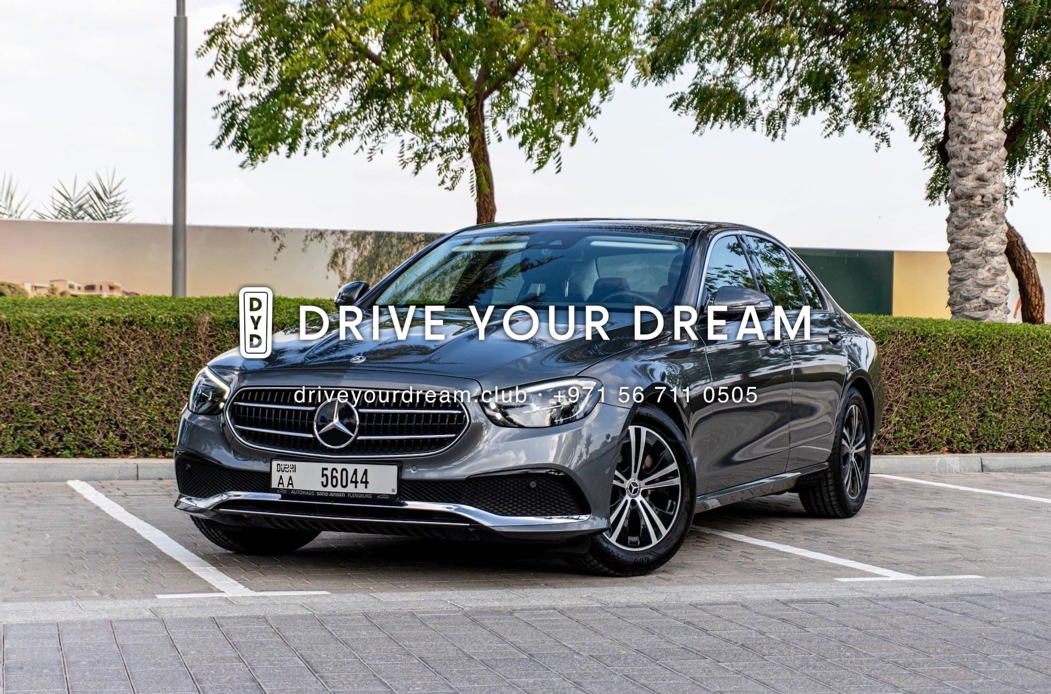 2022 Mercedes-Benz E-Class exterior front — Drive Your Dream | Car Leasing Dubai