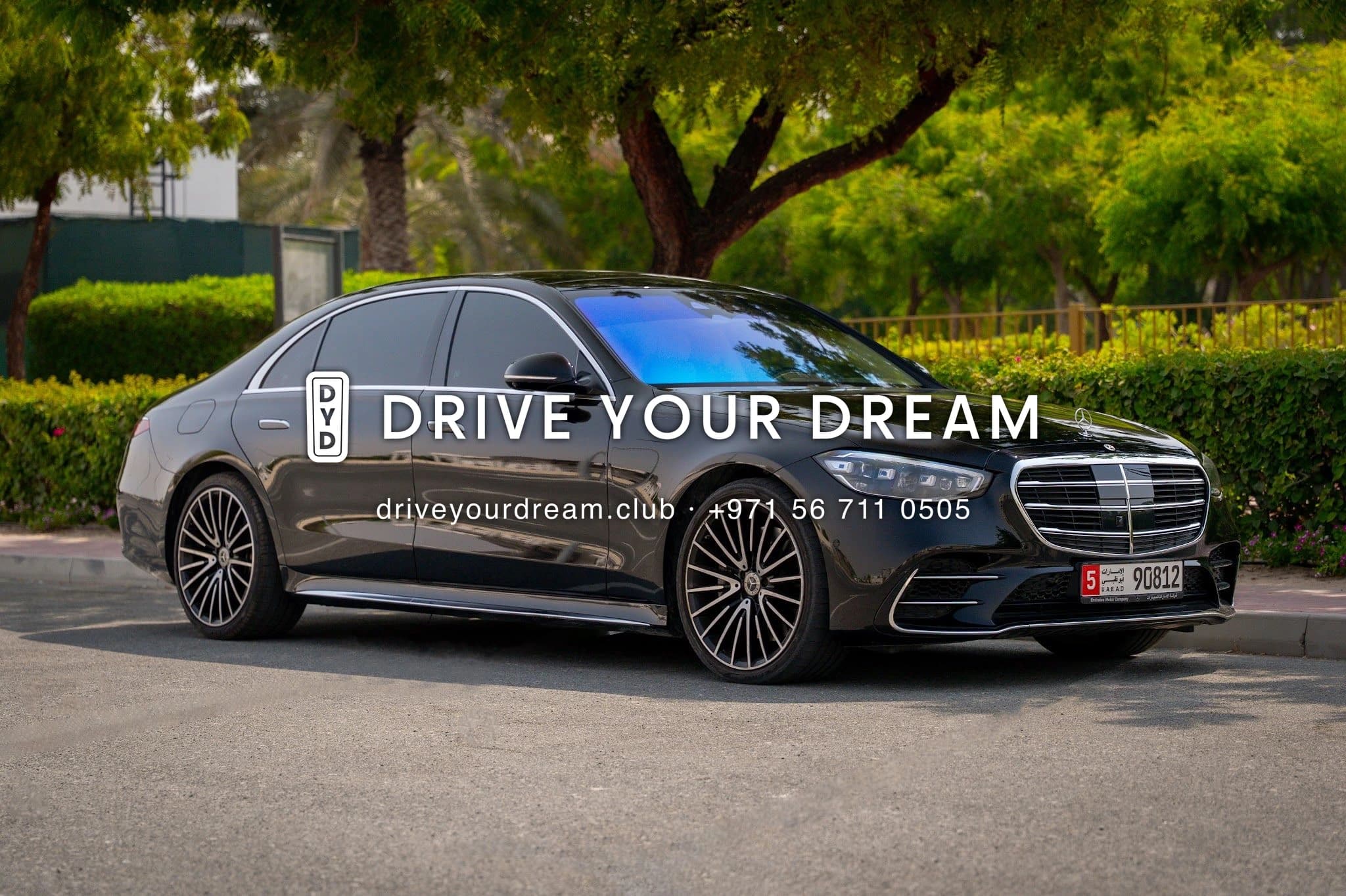 2025 Mercedes-Benz S-Class exterior front — Drive Your Dream | Car Leasing Dubai