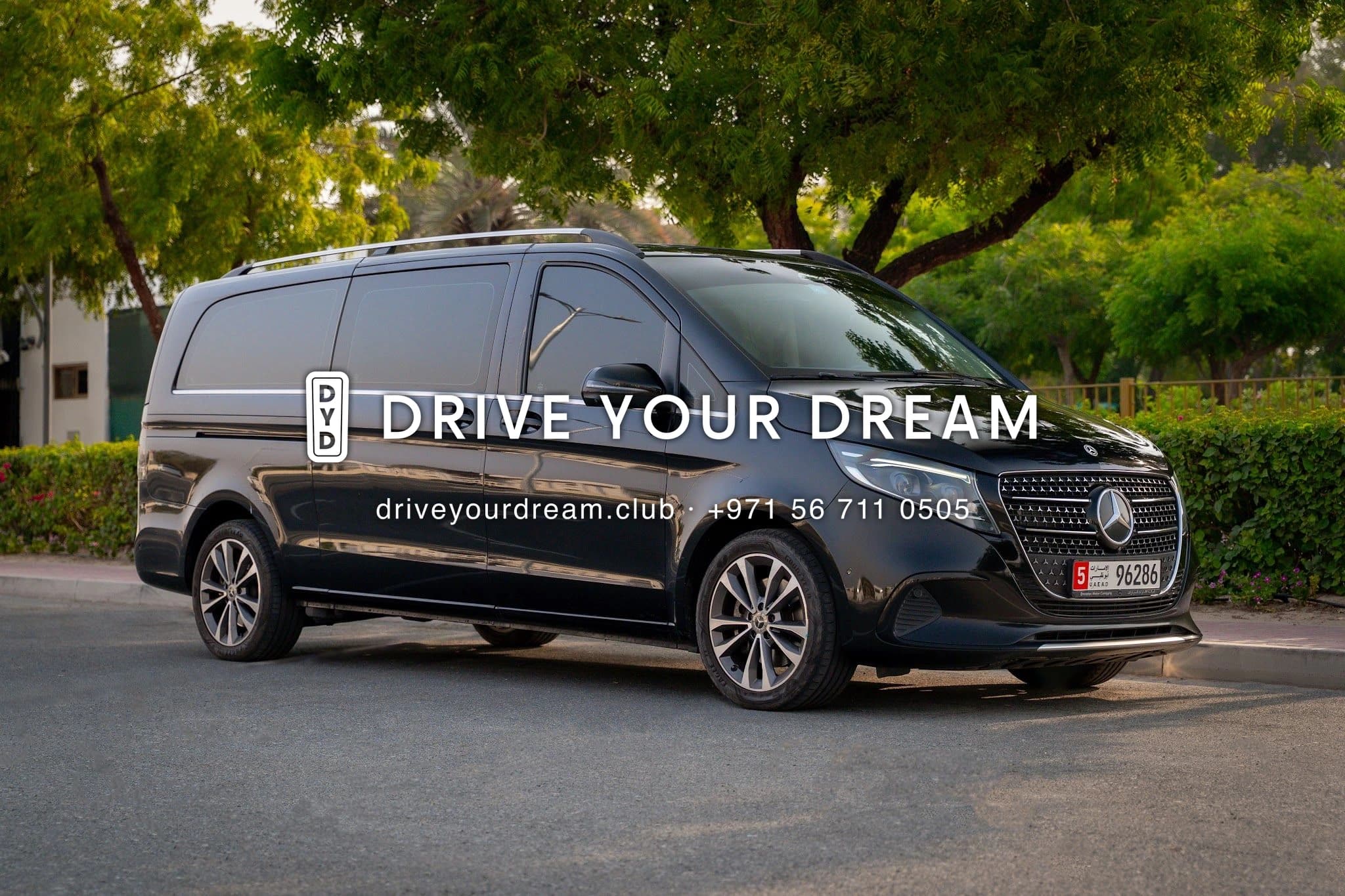 2025 Mercedes-Benz V-Class exterior front — Drive Your Dream | Car Leasing Dubai
