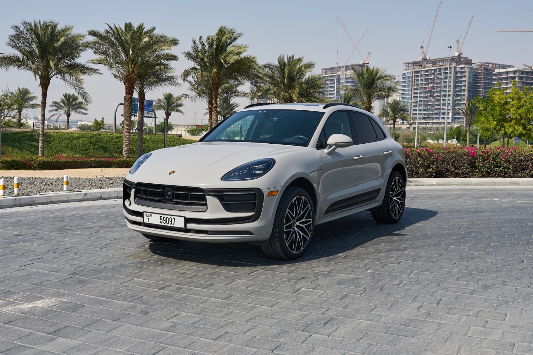 2024 Porsche Macan exterior front — Drive Your Dream | Car Leasing Dubai