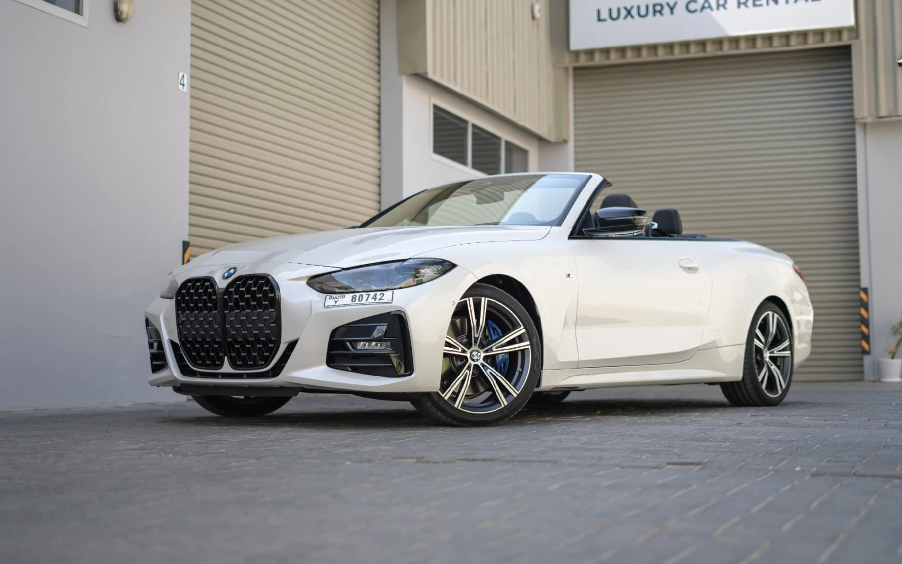 2021 BMW 430i exterior front — Drive Your Dream | Car Leasing Dubai