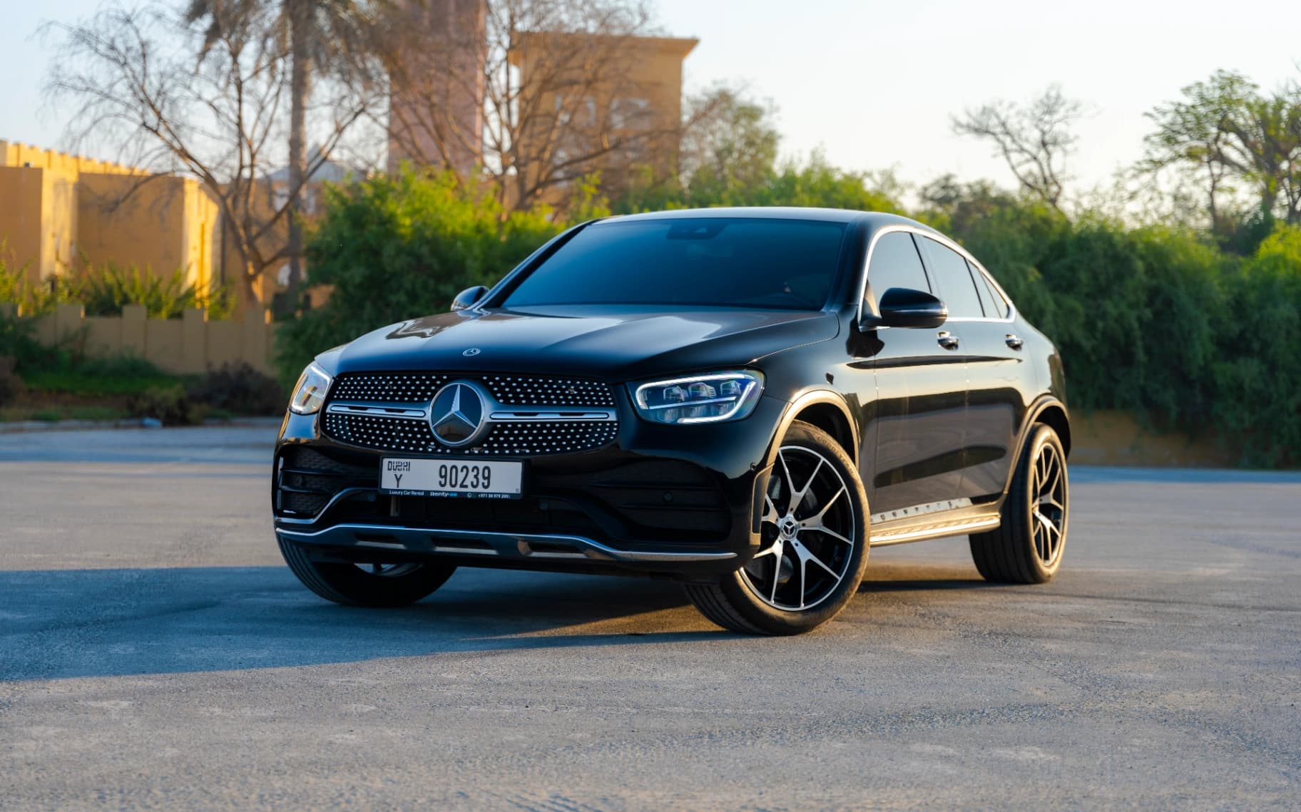 2023 Mercedes-Benz GLC200 exterior front — Drive Your Dream | Car Leasing Dubai