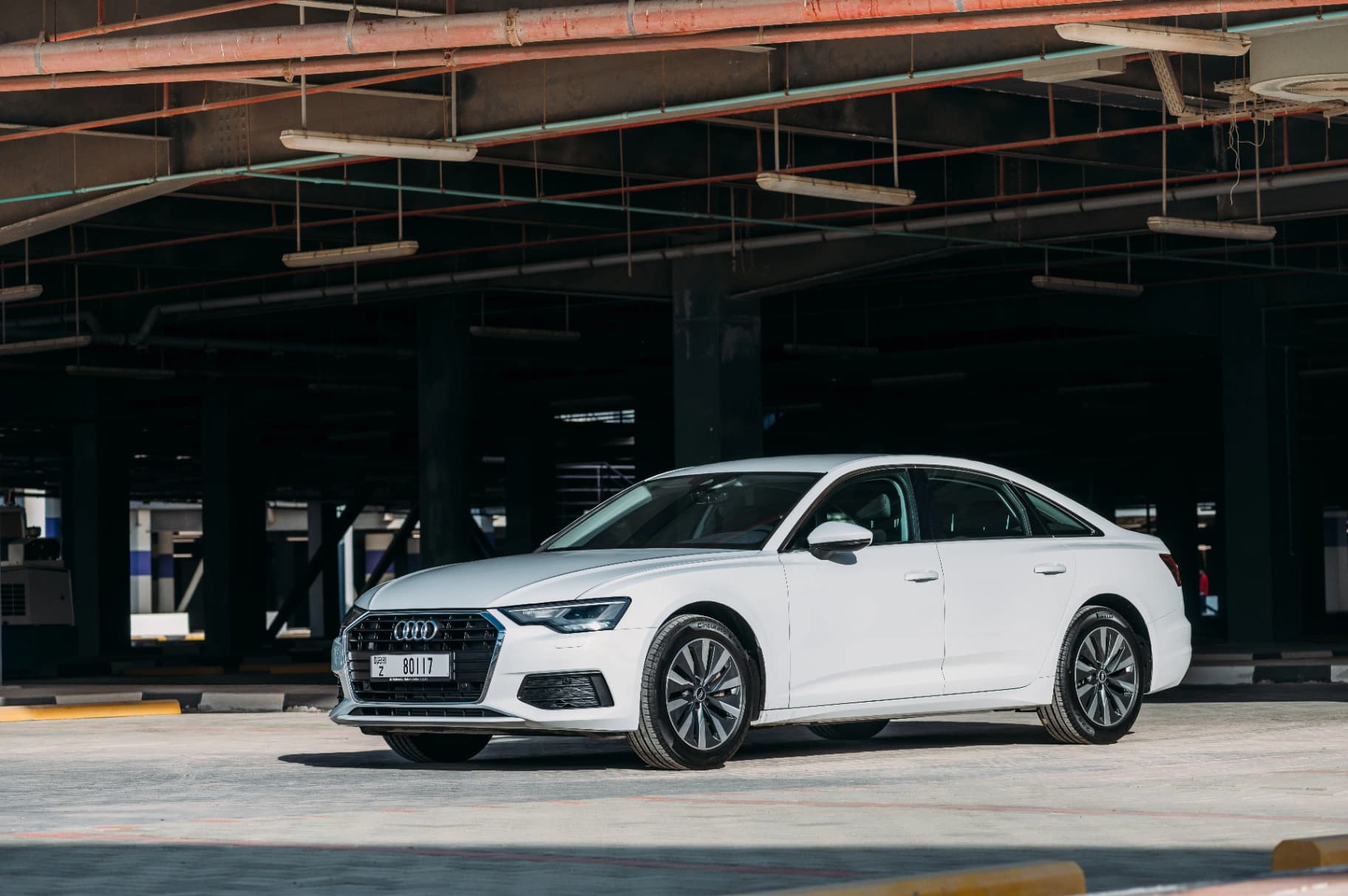 2021 Audi A6 exterior front — Drive Your Dream | Car Leasing Dubai