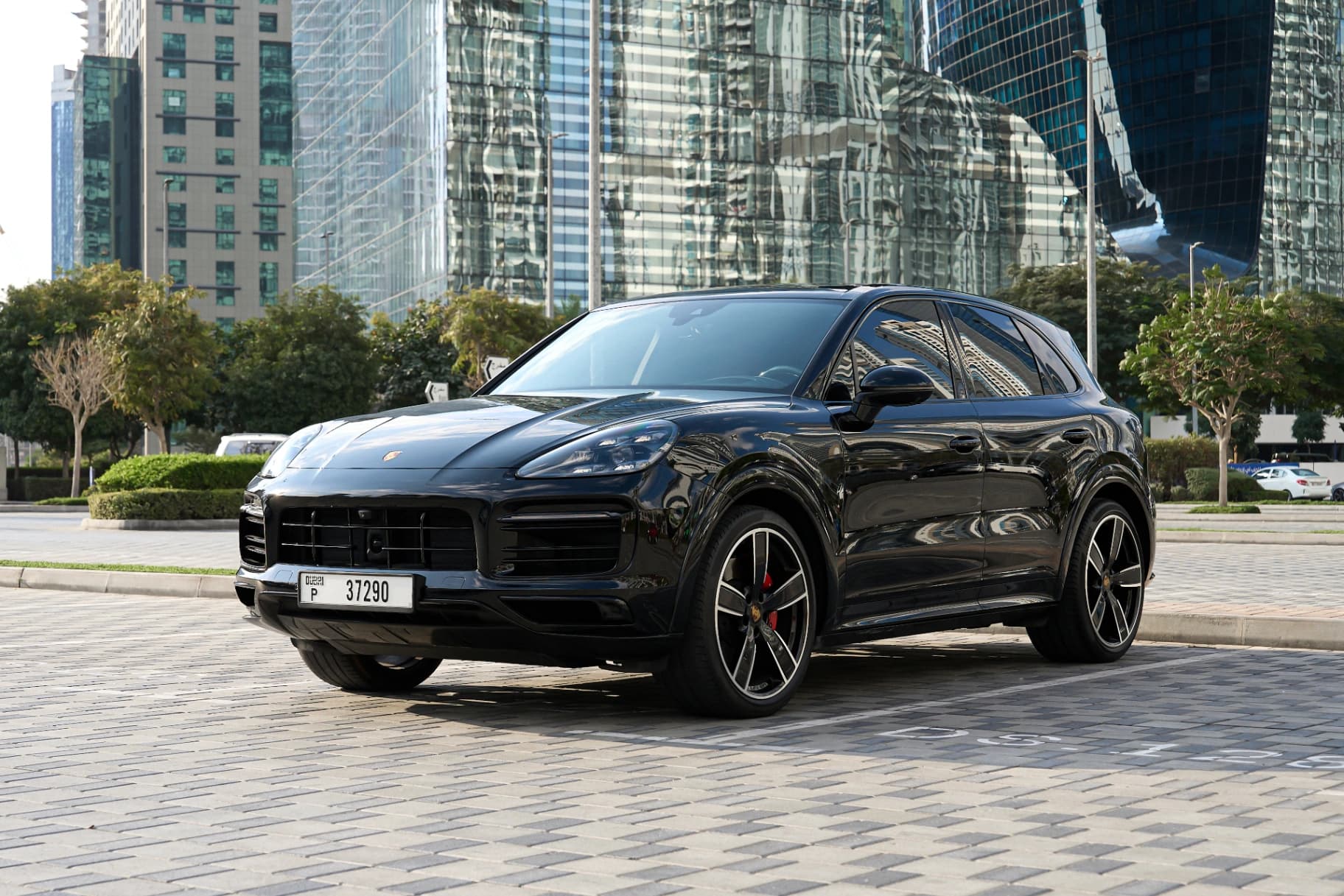 2023 Porsche Cayenne GTS exterior front — Drive Your Dream | Car Leasing Dubai