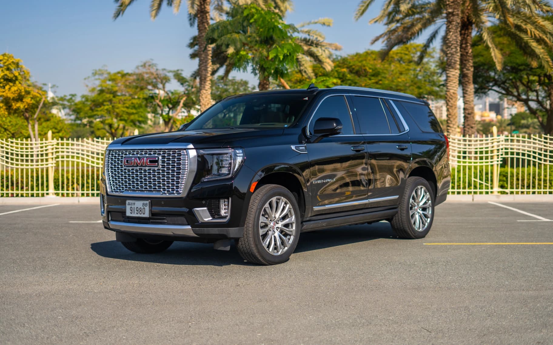 2023 GMC Denali exterior front — Drive Your Dream | Car Leasing Dubai