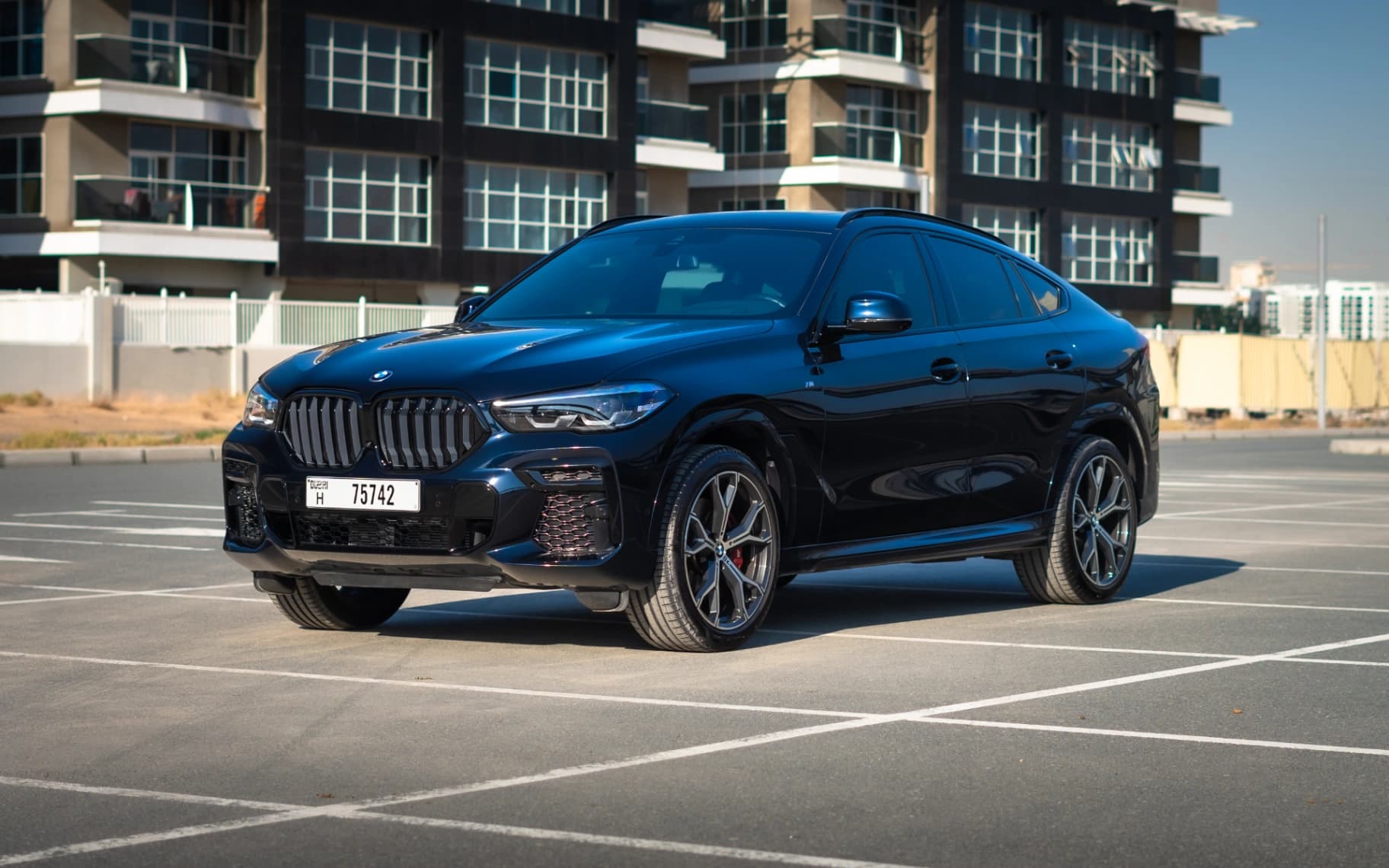 2023 BMW X6 exterior front — Drive Your Dream | Car Leasing Dubai