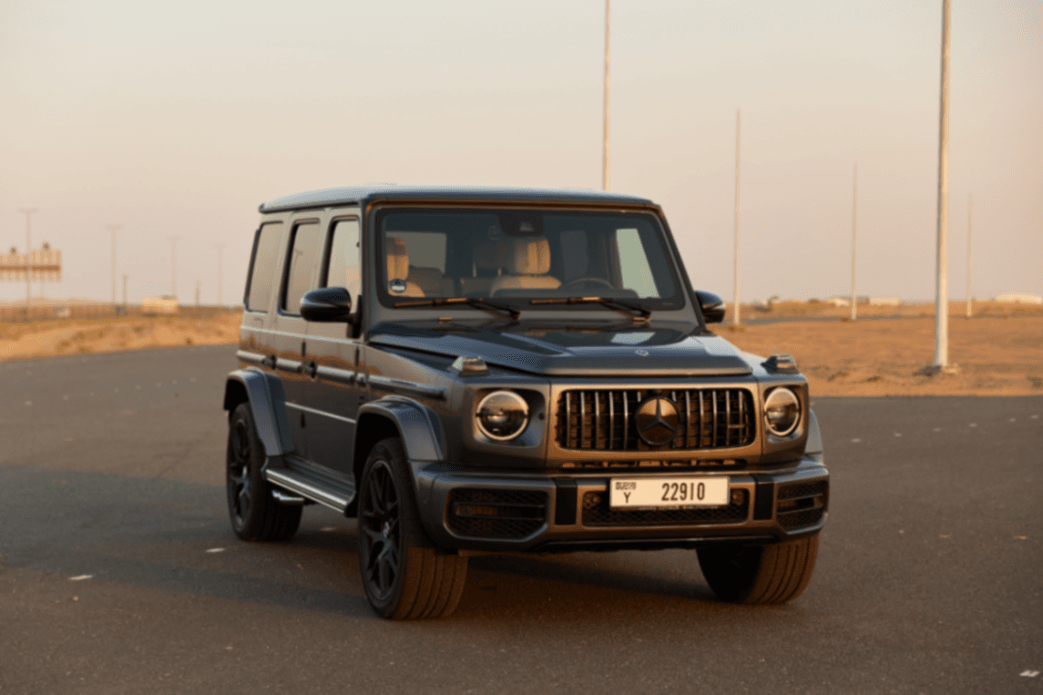 2023 Mercedes-Benz G-Class exterior front — Drive Your Dream | Car Leasing Dubai