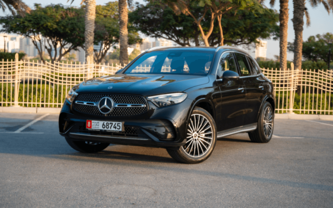 2024 Mercedes-Benz GLC exterior front — Drive Your Dream | Car Leasing Dubai