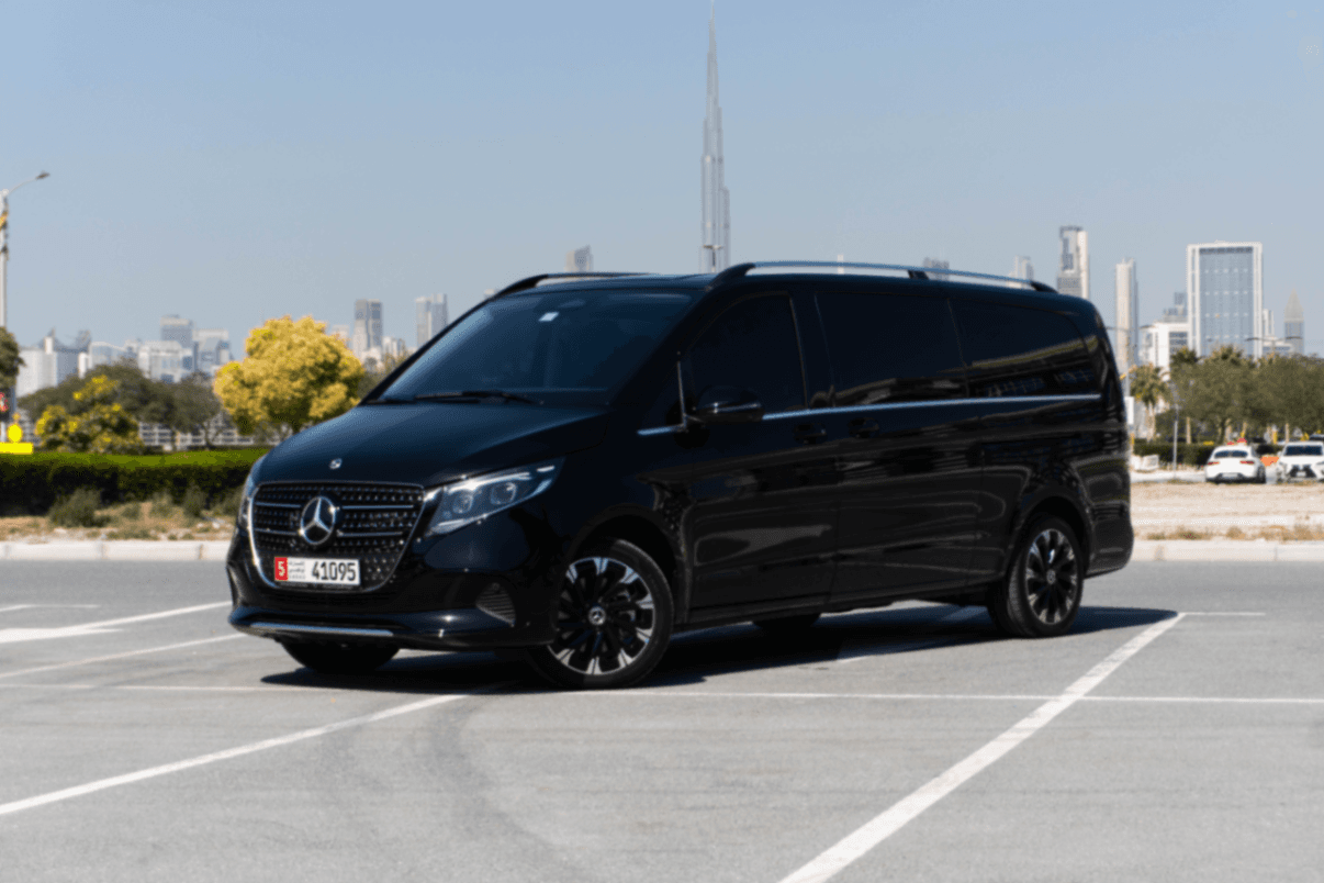 2025 Mercedes-Benz V-Class exterior front — Drive Your Dream | Car Leasing Dubai