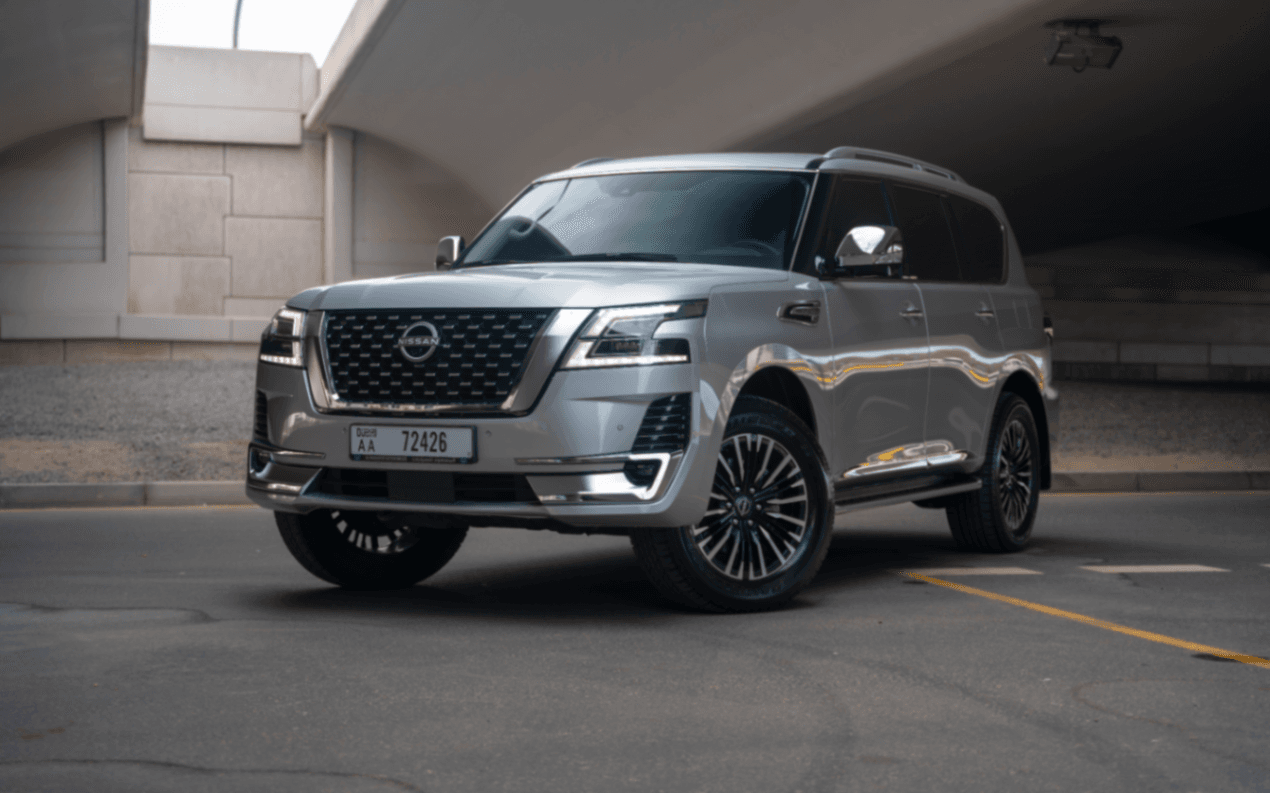 2024 Nissan Patrol exterior front — Drive Your Dream | Car Leasing Dubai