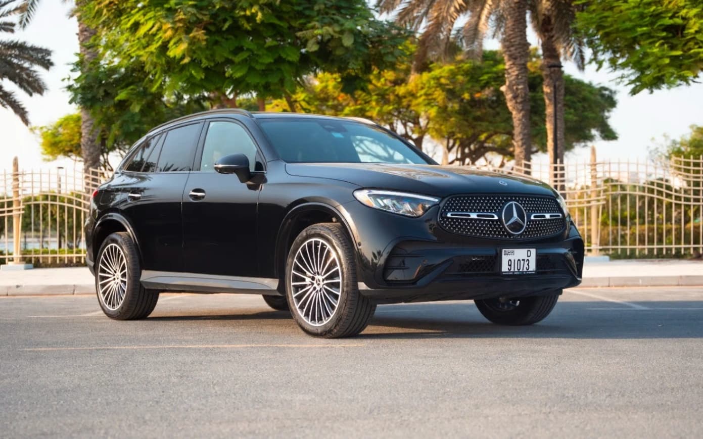 2024 Mercedes-Benz GLC300 exterior front — Drive Your Dream | Car Leasing Dubai