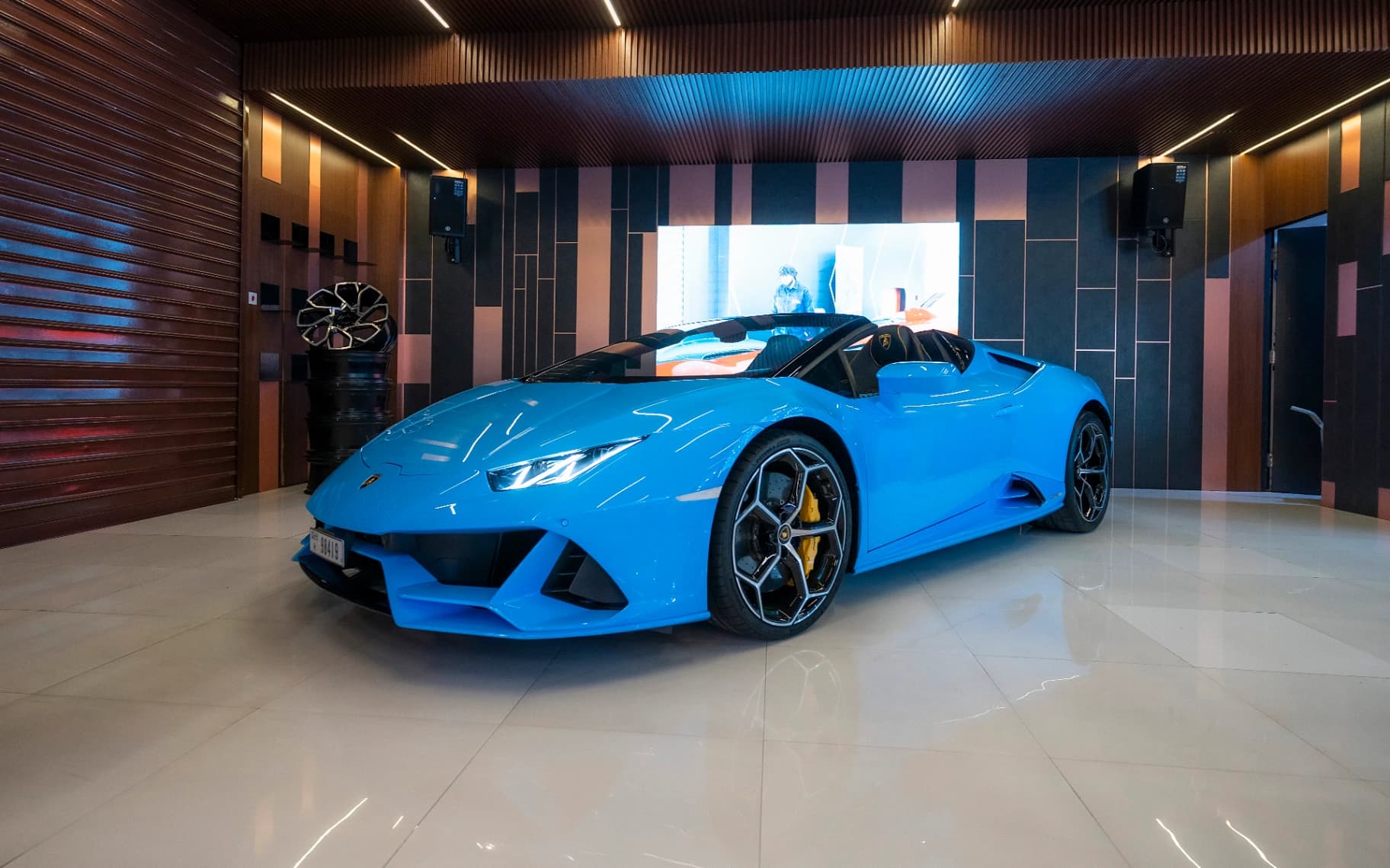 2024 Lamborghini Huracan Evo exterior front — Drive Your Dream | Car Leasing Dubai