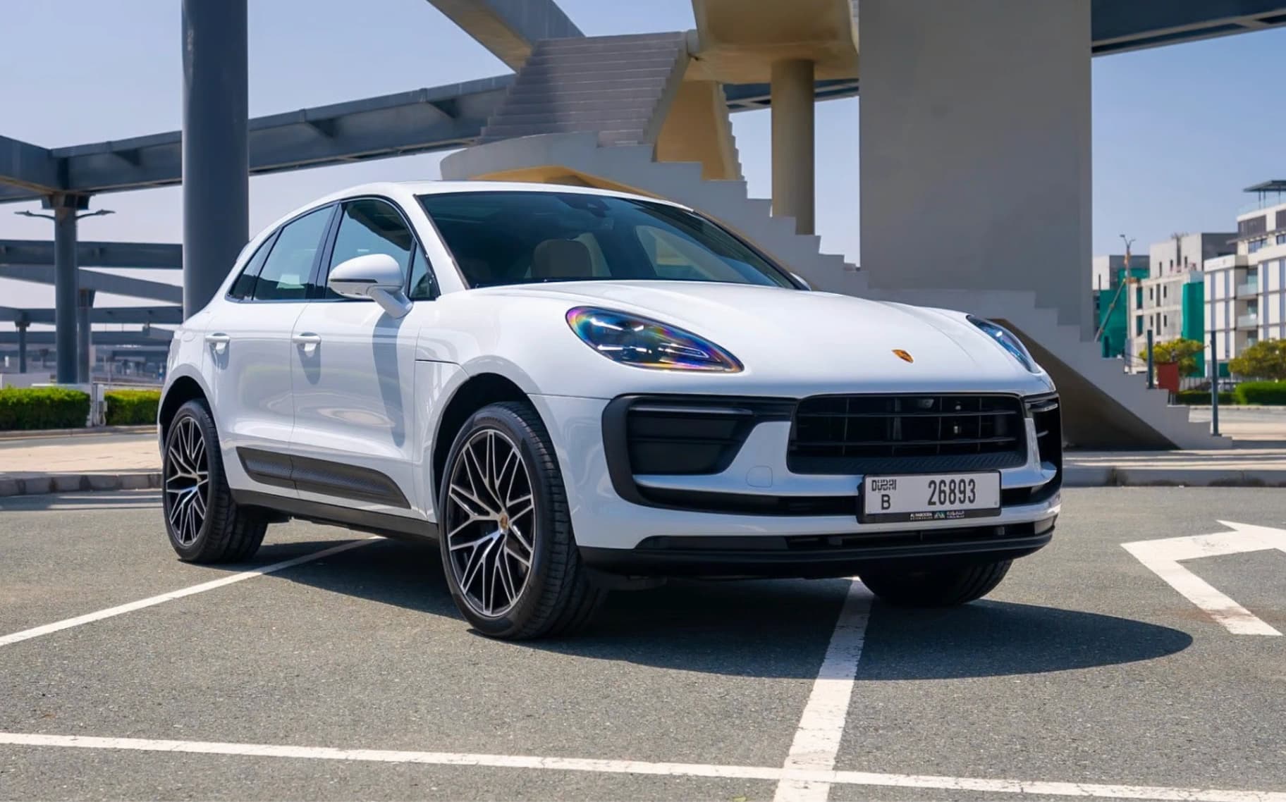 2024 Porsche Macan exterior front — Drive Your Dream | Car Leasing Dubai
